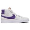 Nike Blazer Mid SB Court Purple Мужские кроссовки Белая резинка-Светло-Коричневый DZ4949-100