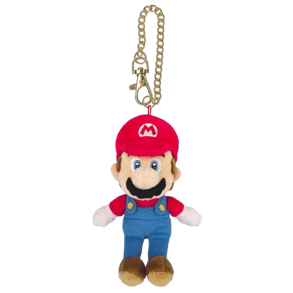 Sanei Boeki Коллекция Super Mario ALL STAR Плюшевая игрушка Марио MM01 (Талисман) Ш9×Г8×В15.5см