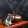 Миниатюрная статуя черепахи, скульптура животного, маленький чайный орнамент для домашних животных, декоративный китайский