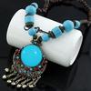 Women Vintage Bohemia Style Pendant Long Chain Sweater Necklace Jewelry Charm