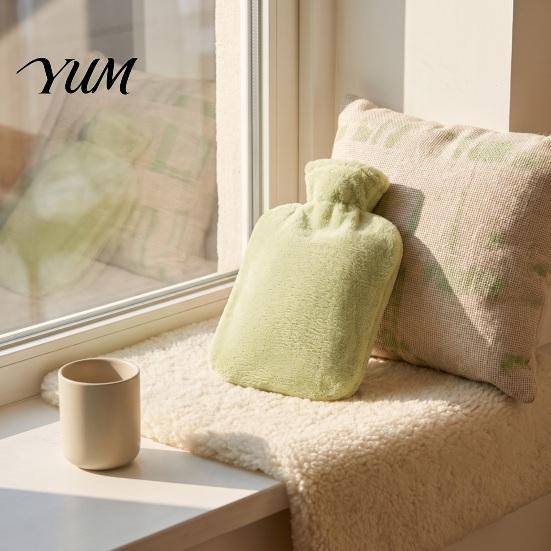 PVC Hot Water Bag Bottle with Plush Cover, 1000/2000ML Leakproof Bag, Large Capacity Pouch Cold Compress for Shoulder, Back, Hand, Legs, Period