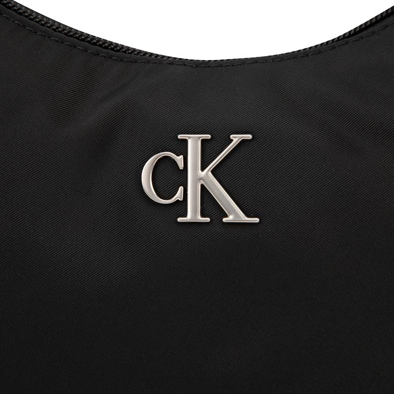 Calvin Klein Сумка через плечо из ткани с молнией и буквой для commuters Средние женские сумки Космический-Черный 4K0009G-UB1