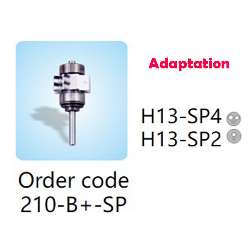 COXO CX207-B 1 Распыление воды 4 Воздушное распыление Головка и картридж с пылезащитной конструкцией Стандартный высокоскоростной стоматологический наконечник