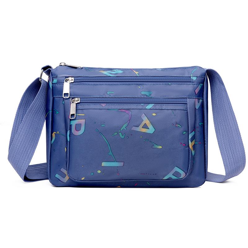 Модная женская сумка-мессенджер с несколькими карманами, высококачественная прочная тканевая сумка, женская легкая нейлоновая сумка через плечо для женщин