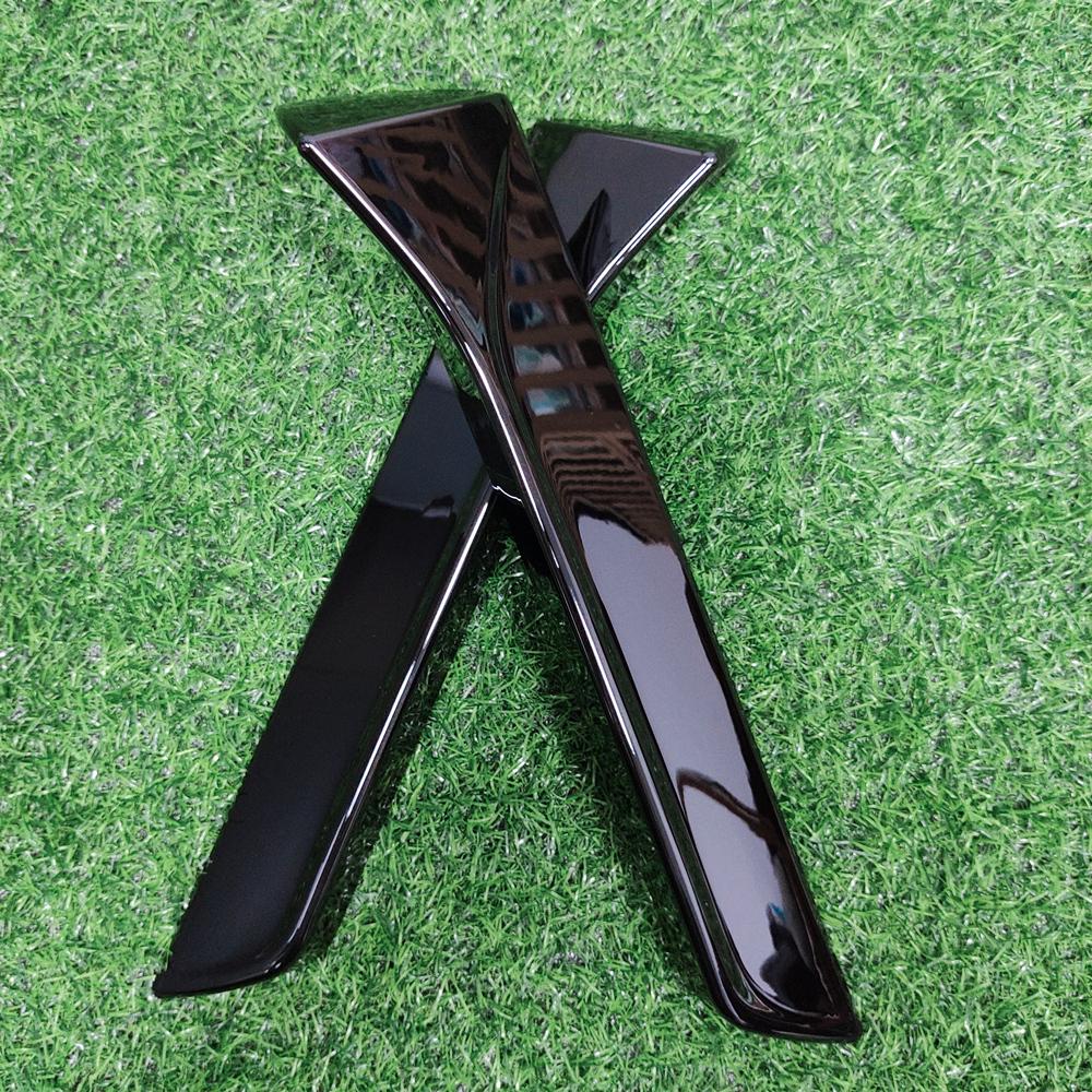 2 шт., накладка на окно автомобиля, спойлер для Seat Leon 5F FR Mk3 MK3.5, крыло, боковая кромка, задний клапан