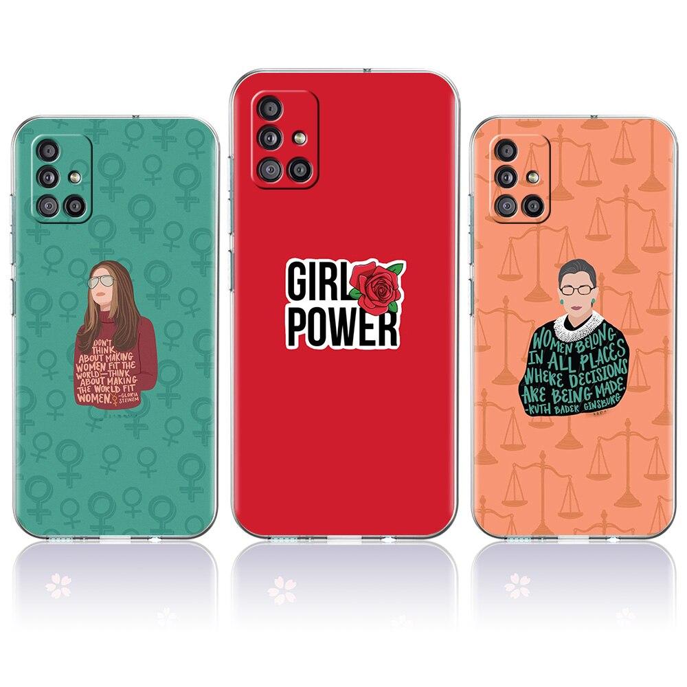 Чехол для телефона Feminist Feminism для Samsung Galaxy A51 A71 A21S A12 A11 A31 A41 A52 A32 5G A72 A01 A02S из силикона, прозрачный, мягкий