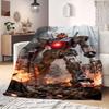 Gundam Universal Century Flannel Blanket Warm,Comfortable,Suitable for Bedrooms,Sofas,Beds,Chairs,Picnics,Travel