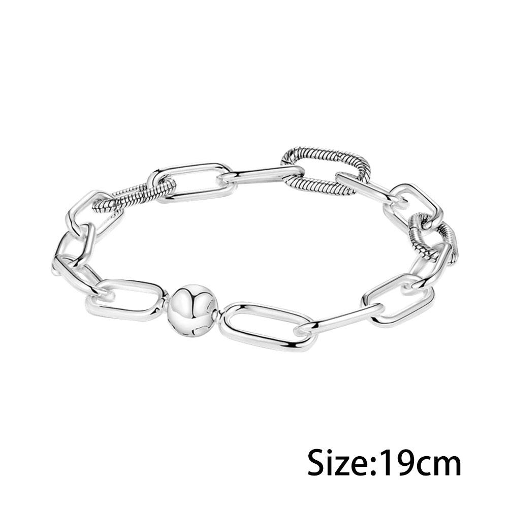 Настоящее серебро S925, браслет Fit Me, оригинальные жемчужные браслеты Me для женщин, ювелирные изделия, подарок любви