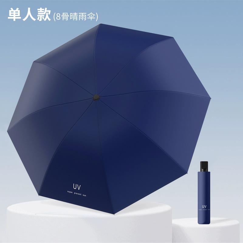 Umbrella Enlarged, Thickened and Reinforced Men's Folding Oversized Umbrella Rainstorm Special Women's Sunny and Rainy Manual Reverse Umbrella