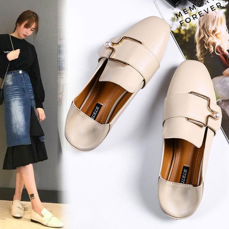Doudou Shoes, женские летние туфли на плоской подошве Obedient Society, с круглой пряжкой и ремнем, новые маленькие кожаные туфли в стиле ретро