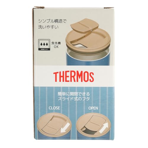 Термос JDP-400 BL Кружка-термос с крышкой, с вакуумной изоляцией, 13,5 жидких унций (400 мл), синий