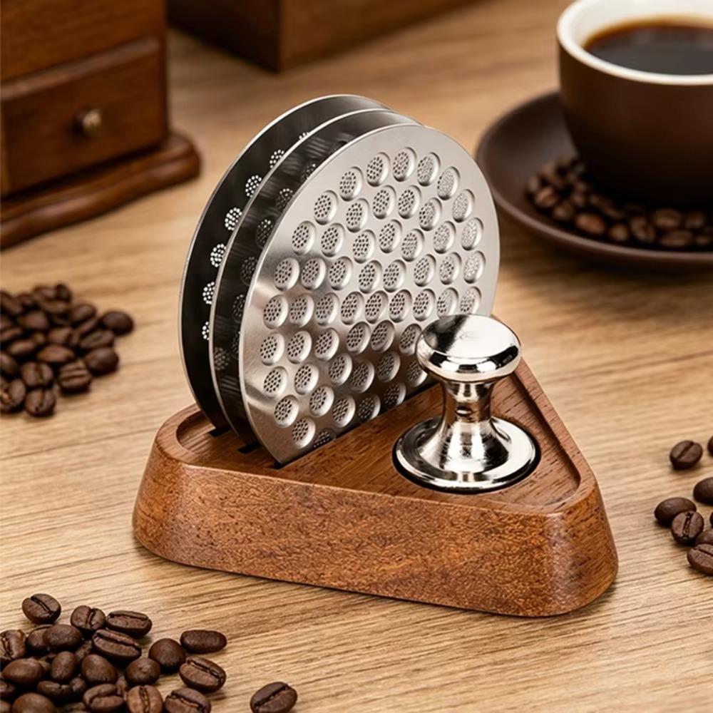 Triangular Coffee Filter Screen Rack Professional Espresso Grounds Screen Holder Cafe