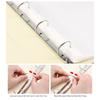 New PP A4 File Folders Waterproof D-Shaped Binder Display Book 4 Hole Loose-leaf Folder School Supplies
