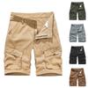 Мужские повседневные цветные карманные пляжные рабочие брюки-карго на открытом воздухе, шорты, брюки