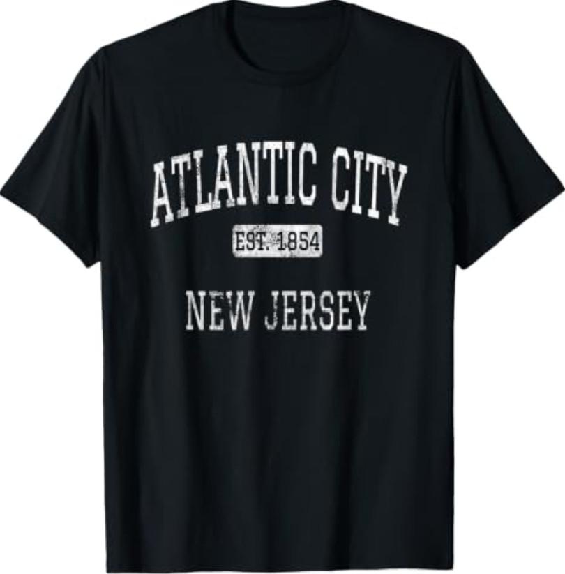 Atlantic City New Jersey NJ Vintage T-Shirt