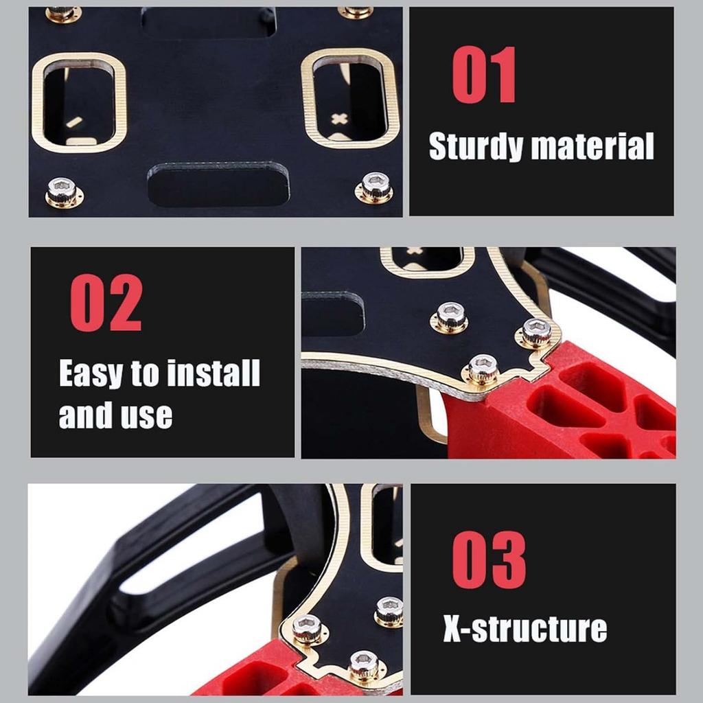 Quadcopter Frame, RC Aircraft Drone Frame Kit RC Accessory Integrated PCB Board Compatible with F330