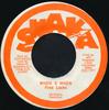 7-дюймовая пластинка FRED LOCKS When O When S035 Shaka 1977 US Reggae Ska Dub Б/у