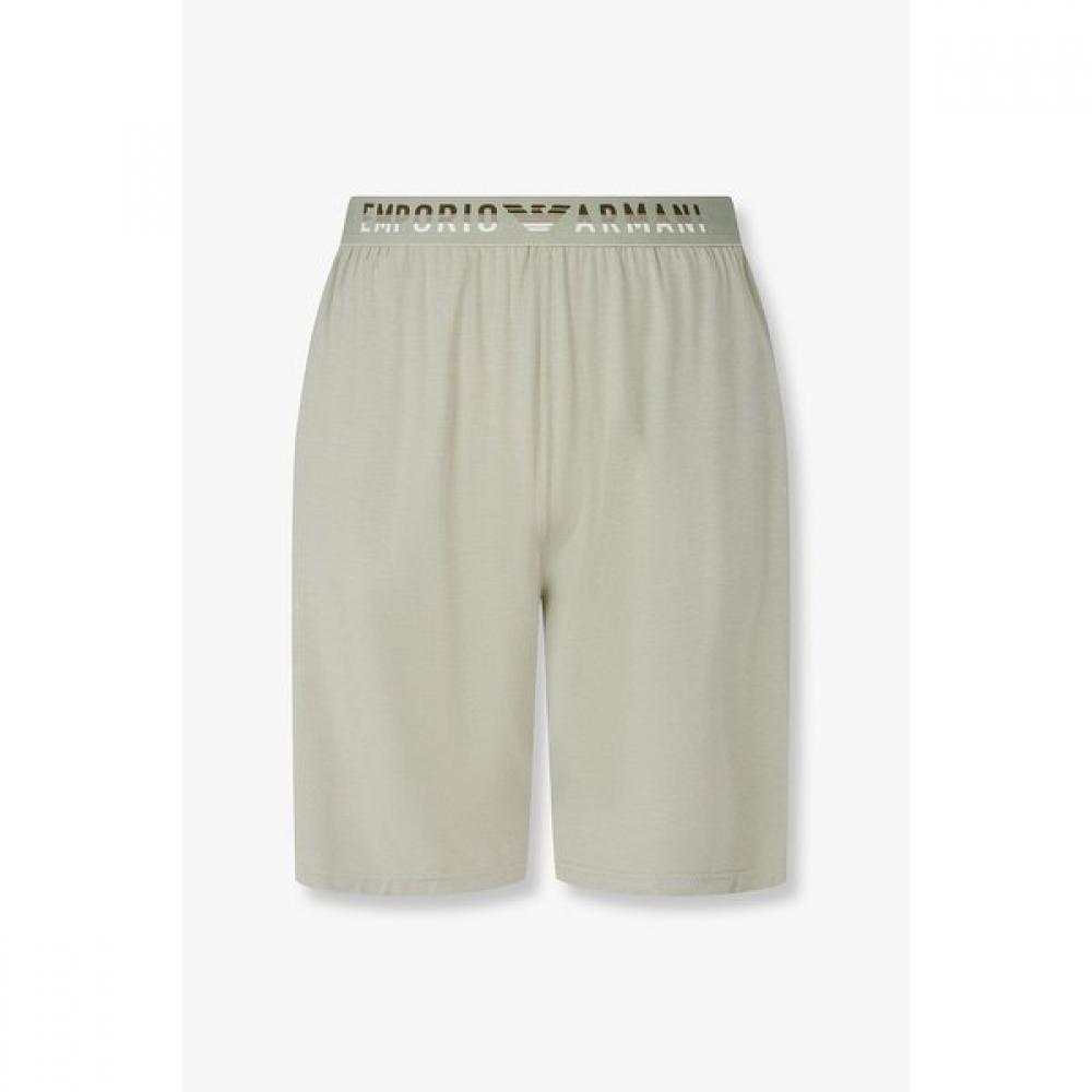 Emporio Armani Men S Logo Banding Rayon Lounge ShortS 0816131028