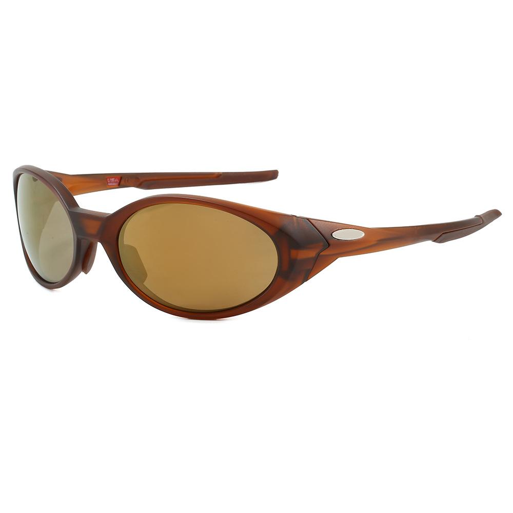 New outdoor sports cycling nylon polarized sunglasses for men and women, trendy retro travel and driving sunglasses9438