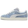 Suede Comfortable Durable Minimalist Low-Top Sneakers Unisex Sneakers Blue White 396468-01