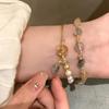 Natural Stone Bracelets Sweet Dopamine Pearl Baroque Bracelets Simple Collarbone Chain Fashionable Temperament Accessory