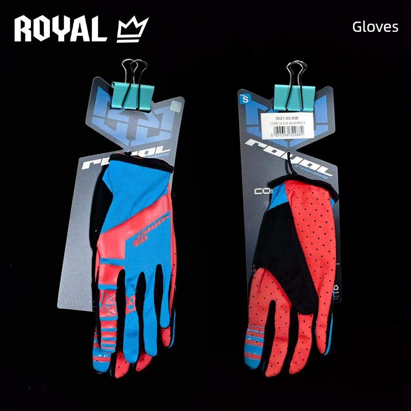 [Special Offer] British Royal Gloves Men's Long Finger Cycling Gloves for Mountain Bikes Dh Amxc Riding Gloves