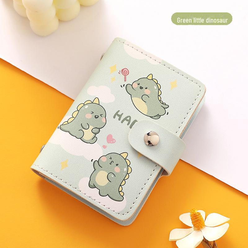 Очаровательная мультяшная женская визитница: Высококачественный, Большая емкость, Несколько слотов, Ультратонкий, Защита от размагничивания, Компактный дизайн