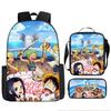One Piece One Piece Школьная сумка Luffinica Морской король Школьная сумка для ученика Набор рюкзаков