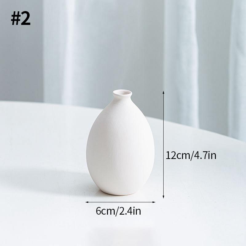Керамическая ваза в скандинавском стиле, минималистский цветочный горшок, простые вазы для сухих цветов, обеденный стол, спальня, домашний офис, декор, фотореквизит, floreros