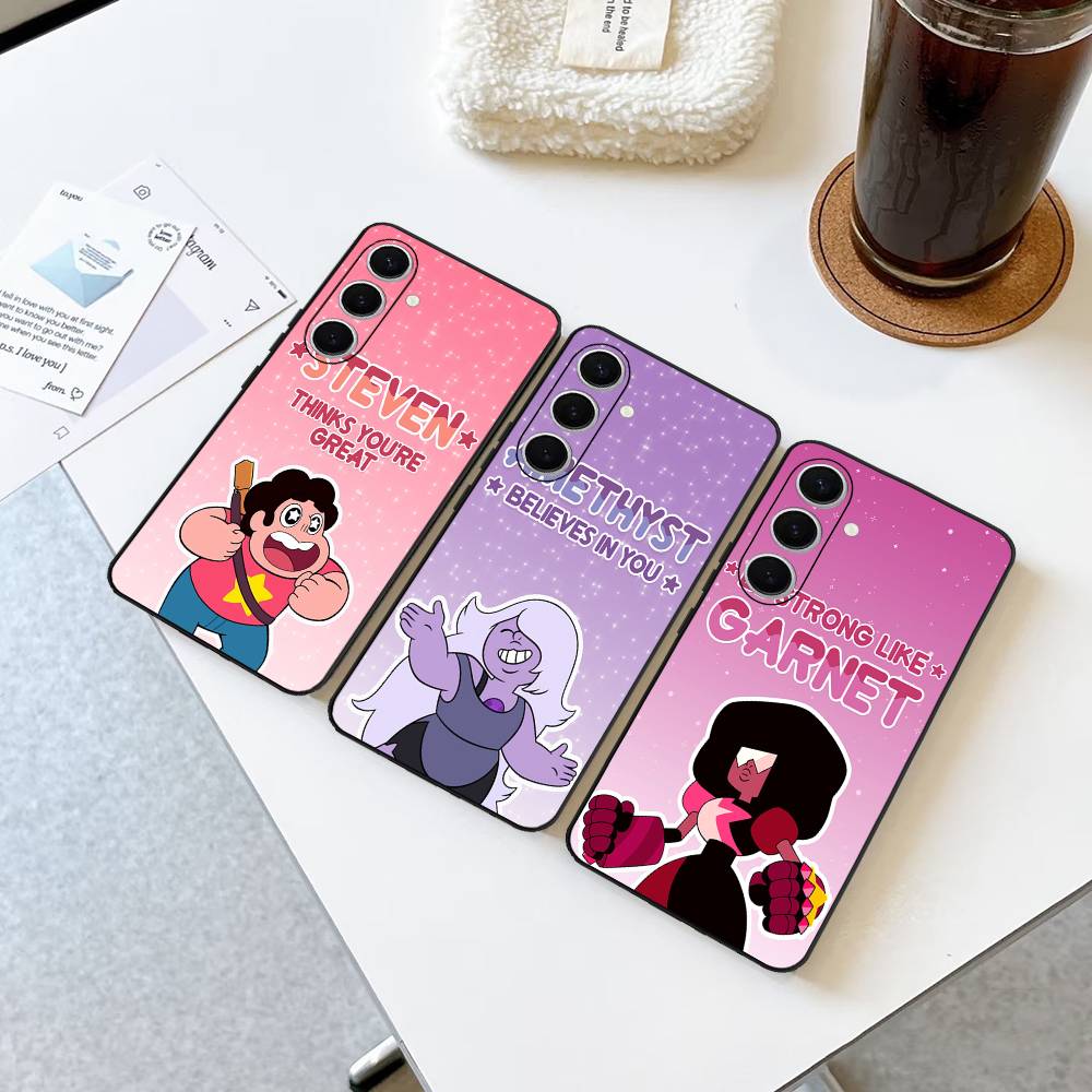 Мультяшный чехол для телефона Steven Universe для Samsung S 24 fe 25 Ultra plus 20 lite 21 30 22 23 24 22 Ultra 5G Fundas