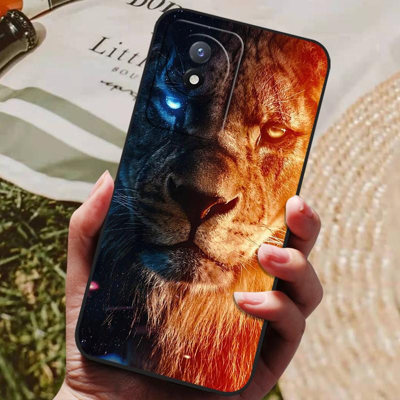 Чехол для Vivo Y02S V2203 Мягкий ТПУ Силиконовая Задняя Крышка для Vivo Y02 V2213 Y02 Y 02S 4G 2022 Чехлы для Телефона Защитный Модный Coque