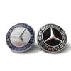 2025 Горячие 3D ABS 57мм 56мм Значки на капот Mercedes Benz Звезда Логотип на передний капот автомобиля Для AMG A B C E S Класса W204 W124 W126 Аксессуары