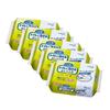Relief Flushable Baby Wipes Refill, 48-Cut, 24 Wipes X 2, Perforated, 5-Pack