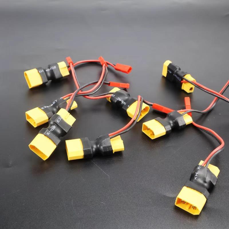 Кабель питания для светодиодной ленты XT60 M/F на JST SYP/SYR M/F для LiPo аккумулятора и регулятора оборотов (ESC) RC самолета