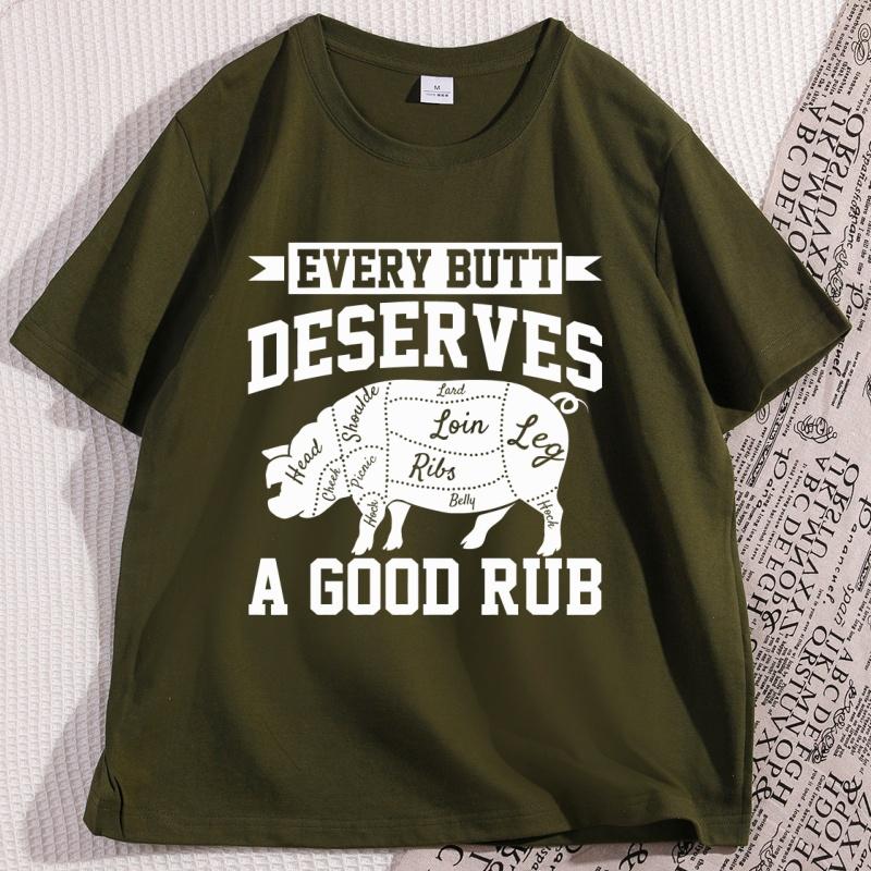 Meat Smoker T Shirt Funny Chef Tshirt for Dad Fathers Day Tee Shirt Causal Cotton Short Sleeve Round Neck Tshirts Streetwear