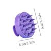 Multifunctional Silicone Scalp Massage Comb Shower Brush Mini Head Meridian Massage Wash Clean Care Hair Tool Brush