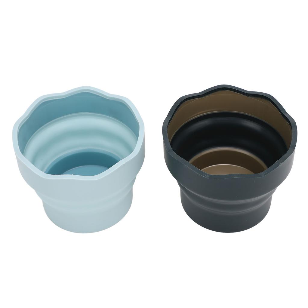 2 шт. Портативный стакан для воды для покраски, практичный, простой в использовании, многофункциональный, складной, для мытья покраски