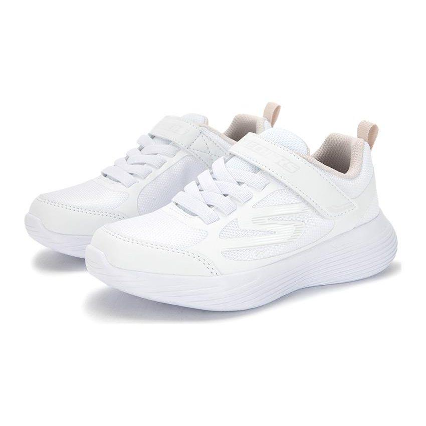 Skechers Go Run 400 V2 Амортизация, Износостойкие Низкие Детские Повседневные Кроссовки Белые Унисекс 302429L-WHT