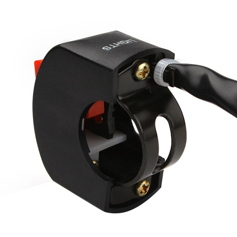 Универсальный мотоциклетный кнопочный переключатель 12 В Кнопка ВКЛ/ВЫКЛ Разъем Переключатели на руле для электронного велосипеда Скутера Мотоцикла