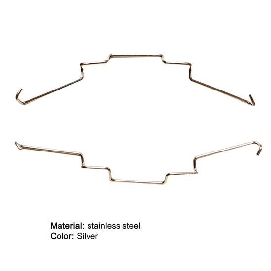 1 Pair Fastener High Strength Lightweight Easy Installation CPU Cooling Fan Hard Clips