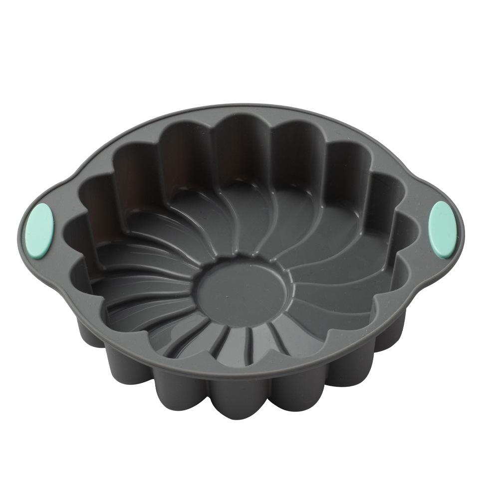 Силиконовая термостойкая форма для торта «Подсолнух» для выпечки мусса