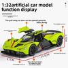 1:32 Aston Martin Valkyrie Alloy Car Model Diecasts Metal Sports Car Vehicles Model Simulation Sound Light Kids Toys Gift