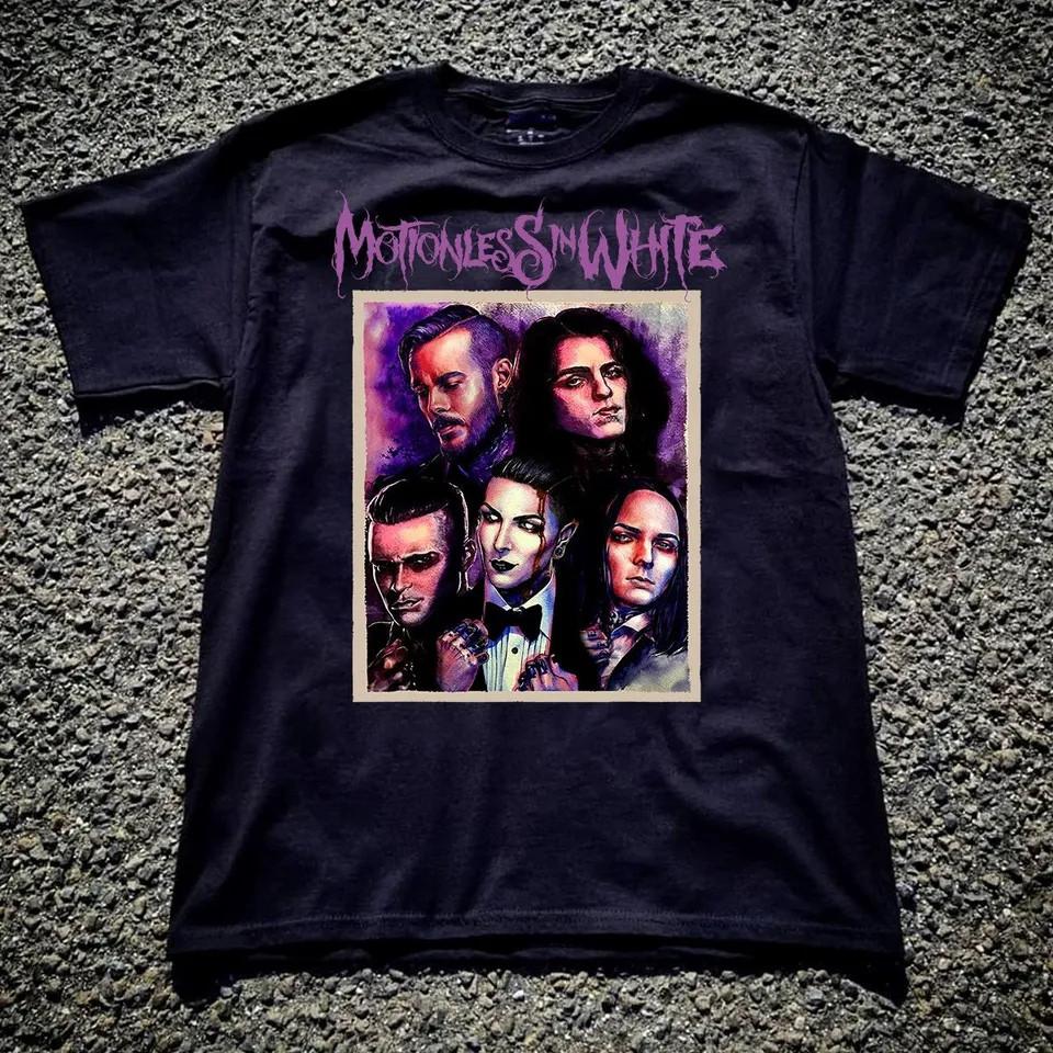 Motionless In White Band Concert Photo Tshirt S to 5XL UR164 Unisex T-Shirt