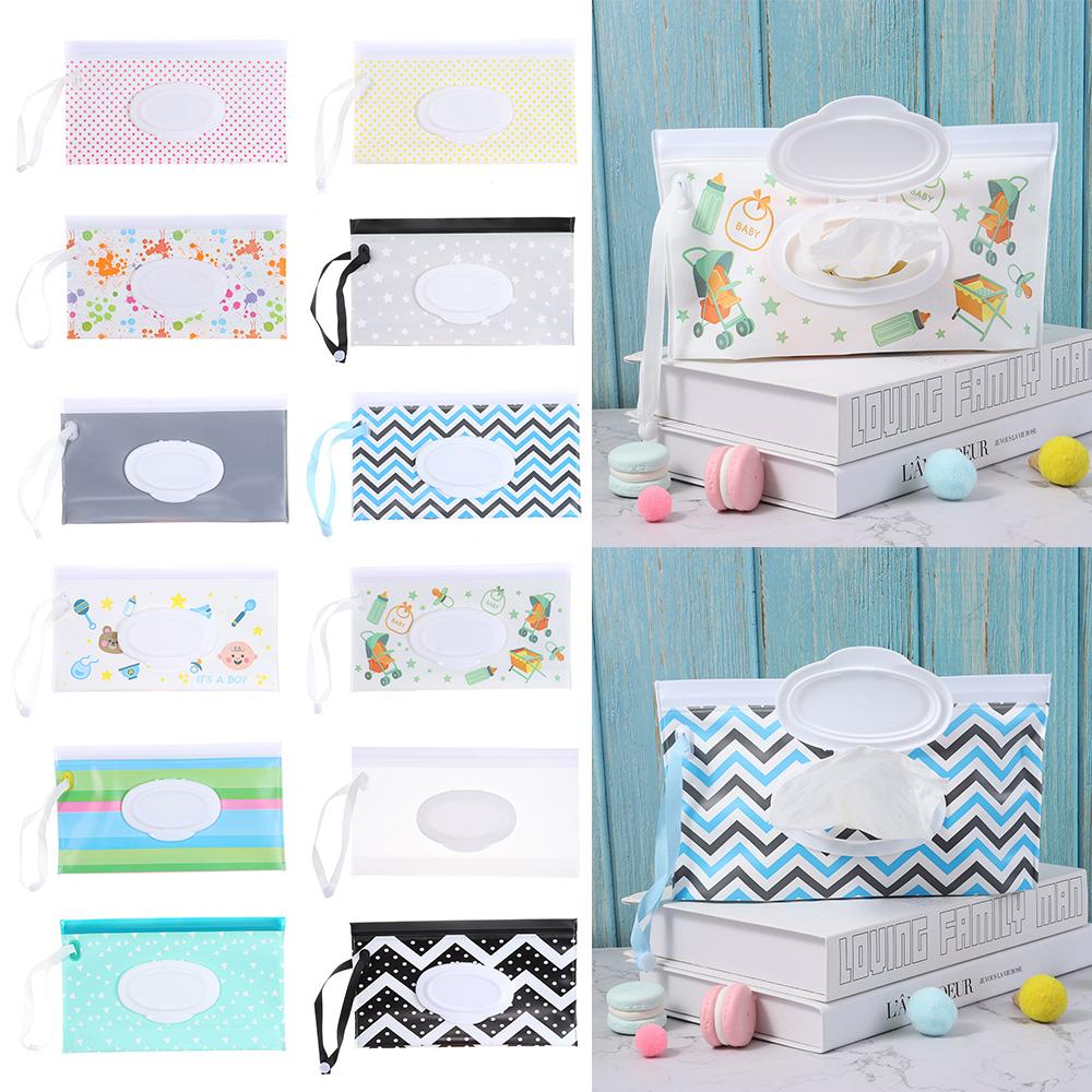 Portable Wet Wipes Bag Stroller Accessories Napkin Storage Boxes Outdoor Cosmetic Pouch