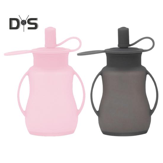 Силиконовые пакеты для еды для малышей, пакет для фруктового пюре, многоразовые пакеты для еды, не содержащие BPA, домашний пакет для хранения пюре с трубочками на ручках