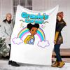 Gracie's Corner Theme Printed Blanket - Perfect for Couch, Bed, Travel & Outdoor Use | Machine Washable, Cozy & Durable.