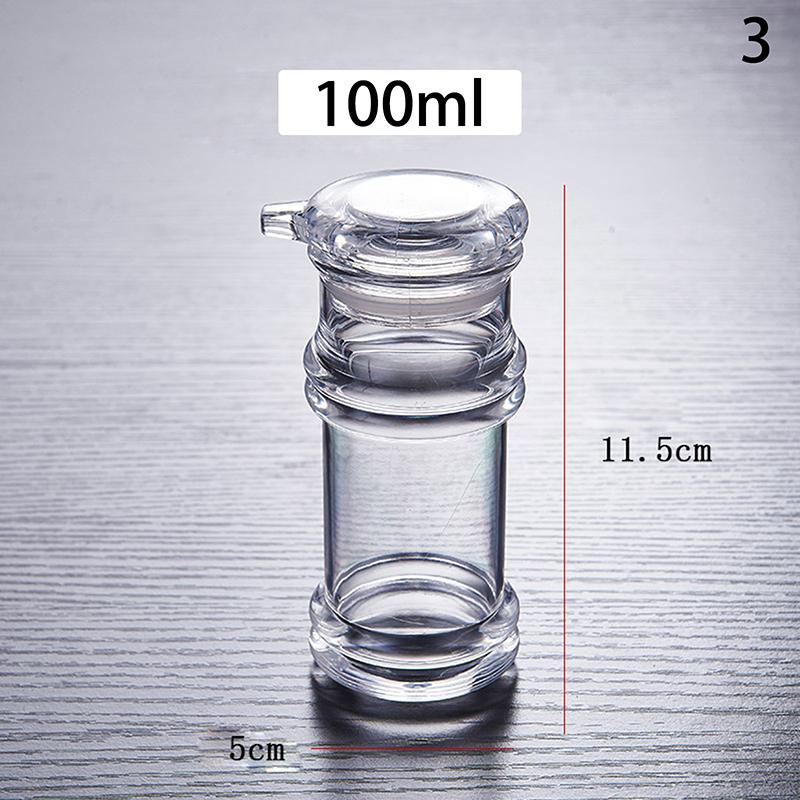 Acrylic Soy Sauce Bottle Large-Capacity Sealed Seasoning Pot Multifunctional Leak-Proof Vinegar Oil Bottle Kitchen Utensils Tool