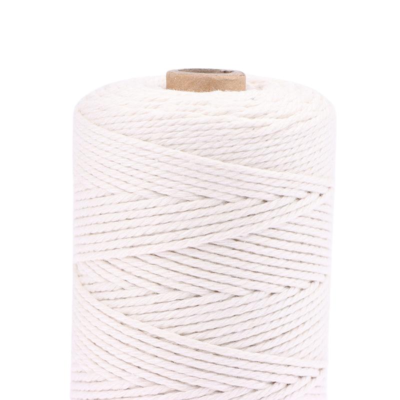 2 мм * 200 м хлопковая веревка белая хлопковая веревка белая отбеленная упаковка витая веревка может быть окрашена гобеленовая веревка своими руками