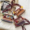 Versatile Single Shoulder Crossbody Bag Chic Harajuku Ethnic Style Broadband Girl Tassel Weaving Bag