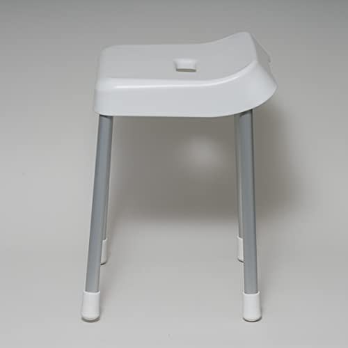 Pearl Metal Style Pure Bath Stool, 40cm, White, H-4338